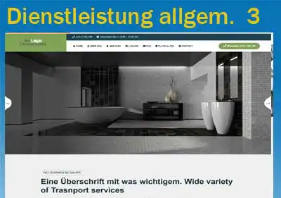 Homepage Dienstleistung