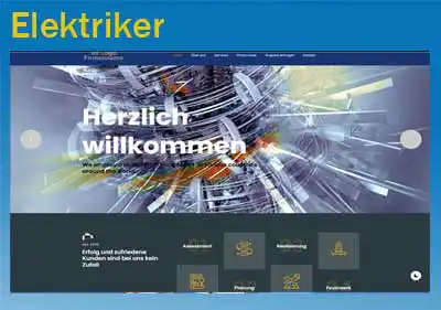 Homepage Elektriker