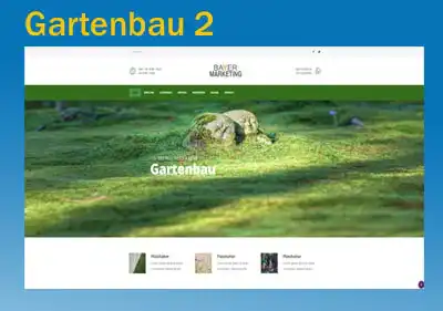 Website für Gartenbau