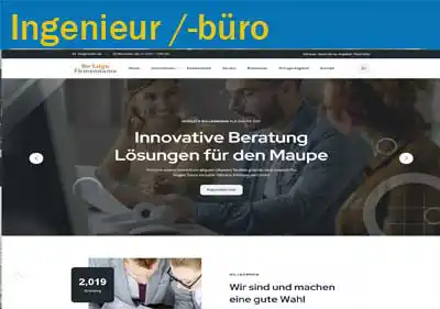Homepage Ingenieurbüro