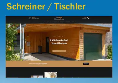 Homepage für Schreiner