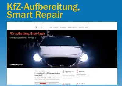 Homepage kfz-Aufbereitung, Smart Repair