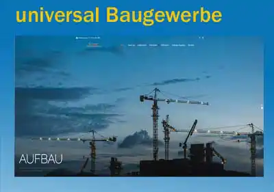 Homepage für Tiefbau