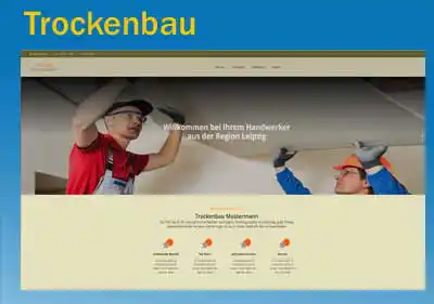 Homepage Trockenbau, Sanierung
