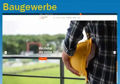 Homepage Bau