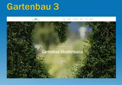Webseiten Gartenbau