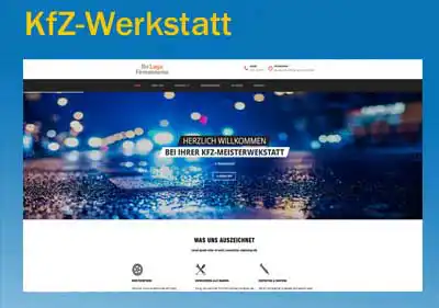 Webseiten KfZ-Werkstatt