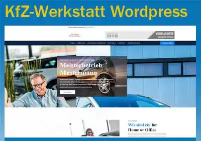 Wordpress Homepage Kfz Werkstatt