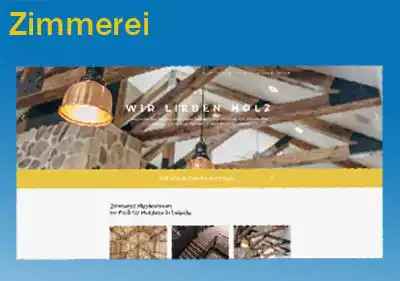 Homepage Zimmerei